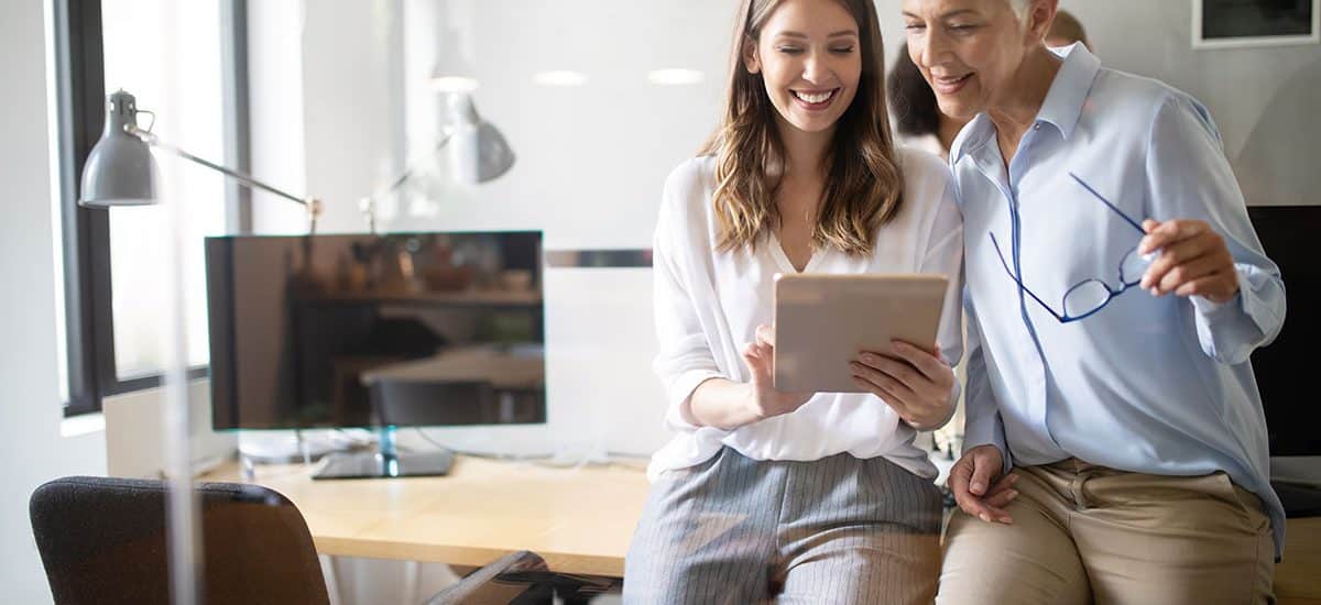 Digital marketing plan for Florida businesses outlined on a digital whiteboard.